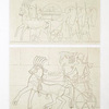 Sculpture : fragments de bas-reliefs militaires (Abouchek & Thèbes -- XIXe. dynastie)
