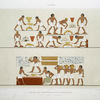Peinture : atelier des fondeurs de l'or des rothennou (Temple de Karnac -- XVIIIe. dynastie)