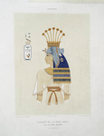 Peinture : portrait de la reine Nebto, fille de Ramsès-Meïamoun (XIXe. dynastie)