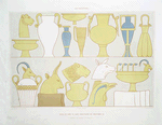 Art industriel : vases du pays de Kafa, tributaire de Thoutmès III (nécropole de Thèbes -- XVIIIe. dynastie)