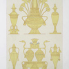 Art industriel : vases en or émaillé ou cloisonné (Thèbes -- XXe. dynastie)