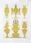 Art industriel : vases en or émaillé (XIXe. et XXe. dynasties)