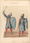 Cetratos, loricatos, de mesnada de cibdad ó villa.  ([Año] 1147)
