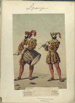 Atambor de infanteria; Pifaro de infanterio (Año 1534)