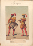 Atambor de infanteria; Pifaro de infanterio (Año 1534)