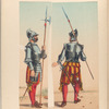 Sargento Infanteria de linea; Coselete ó piquero Infanteria de linea. (Año 1560)