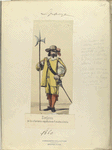 Sargento de la infanteria española en Flandes ó Italia. 1660