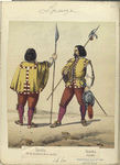 Guardia de los archeros de la cuchilla; Guardia española. (1660)