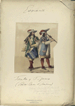 Tambor y Pifaro. (Colore Casa d'Austria [?]) (166?)