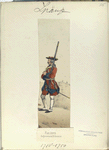 Fusilero. Regimiento de Hibernia. 1710-1750