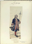 Guardia de alabarderos. Alabardero. (Años de 1718 á )