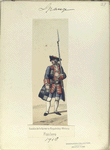 Guardia de Infanteria Española y Walona. Fusilero.  1718