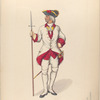 Teniente de infanteria. 1750