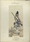 Granadero, Regimiento de Bruselas. 1750