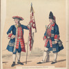 Guardias de Infanteria a Española y Walona : Alferez, Granadero. 1750