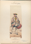 Tambor. Regimiento de Granada. 1750