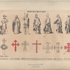 Ordenes militares: [1] Orden Militar de la Encina. -- [2] Id. de Santiago. -- [3] Id. de la Cruzada. -- [4]Id. de los Templarios. -- [5] Id. de S-n Salvador. -- [6] Id. de Alcántara. -- [7] Id. de Calatrava