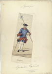 Sargento. Guardia Española. 1761