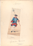 Sargento. Guardia Española. 1761