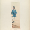 Fusilero, en trage de cuartel R.-to [Regimiento] de Africa.  1761