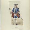 Oficial, Regimientos de Guardias.  1761