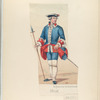 Oficial, Regimientos de Guardias.  1761