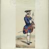 Oficial del  R.-to [Regimiento] voluntarios de Aragon.  1761