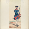 Oficial del  R.-to [Regimiento] voluntarios de Aragon.  1761