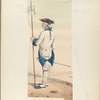 Sargento, del infanteria de Saboya. Año 1761