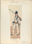 Granadero. Regimiento de Zamora. 1766