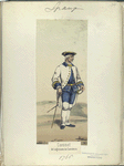 Coronel, del regimiento de Cantabria.  1768