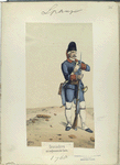 Granadero, del regimiento de Ceuta.  1768