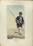 Guardia de infanteria: Fusilero. 1775