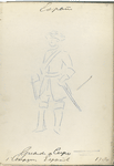 Guardia de Corps. 1-er Campagne Español. 1780