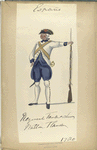 Regimiento Fanten [?] de linea. Wallona, Flandes [?]. 1780