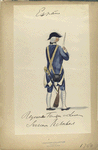 Regimiento Fanten [?] de linea. Suizien Betschart [?].  1780