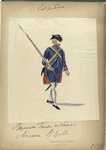 Regimiento Fanten [?] de linea. Suizien , ... Gallen. 1780