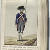 Melicias Provinciales, constan estos Cuerpos de  42 Regimientos, compuestos todos de vn solo Batallon sobre el pie de los Veteranos, y fueron creados en dos ocasiones a saver 28 en el año 1734 y los 14 restantes en el Año de 1766 (1797)