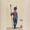 Pag. 167] [ Artegleria  (=Artilleria?) de la Guardia de Corps, Guardia Real. (1798)