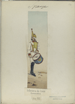 Infanteria de linea. Estremadura. (Año 1801)