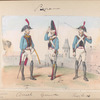 1. Coronel; 2. Granadero; 3. Fusilero. (1802)