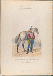 Soldado a Caballo de linea. (1802)