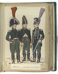 Officiers a du regiment de Villa Viciosa (1806).