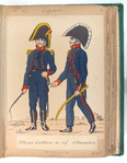 Officiers de l'artillerie a cheval du reg[imen]t d'Estramadure (1806)