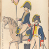 Cadet porte standard et Cavalierdu reg-t de l'Infante (1806)