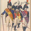 Tambour-major du reg-t de la Princesse; 2. Musiciens et Tambour du regiment de Zamora (1806)