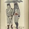 Grenadiers de Zamora se rendant a l'appel par la pluie (1806)