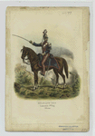 Belgique 1832, Lancier 1er Reg Officier