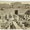 Medinet Abou. Salle hypostyle du grand temple. Egypte 164.
