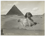 Sphinx et pyramide Chefren.